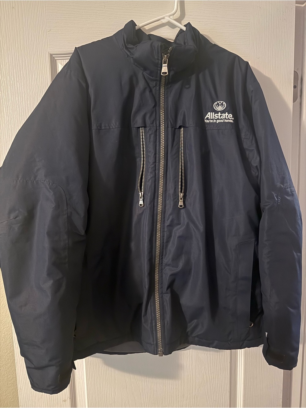 Allstate -  Navy Men's Full-Zip Puffer Jacket